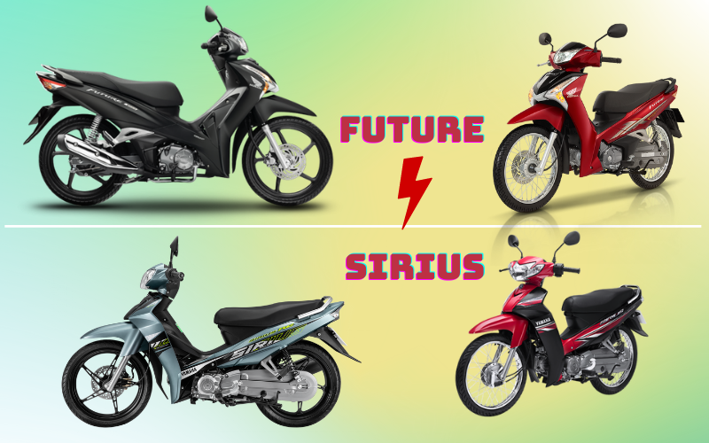 Honda Future 125 FI với xe Sirius FI
